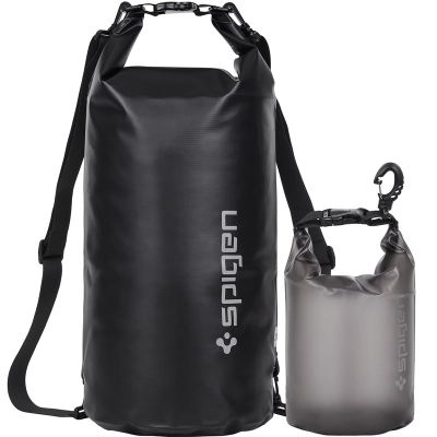 Set çantash Spigen Aqua Shield WaterProof Dry Bag 20L + 2L A630, e zezë