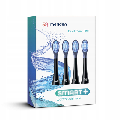 Сонична четка за заби Meriden Smart+ MB-102, 5 режими на миење, LED екран, црна