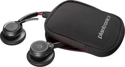 Kufje Poly Voyager Focus UC, Wireless, të zeza