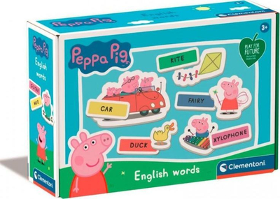 Lojë edukative Clementoni English for the Youngest Peppa Pig 16738, 26 figura, mësim i anglishtes, shumëngjyrëshe