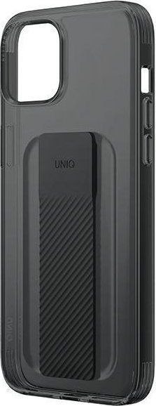 Mbrojtëse telefoni Uniq Heldro Mount për iPhone 14 6.1", antimikrobike, e zezë