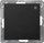 Ndërprerës kryq Ospel IMPRESJA ŁP-4Y/m/33, modul muri, black metallic