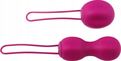 Toptha Kegel Nomi Tang IntiMate, set për stërvitje, silikon, rozë