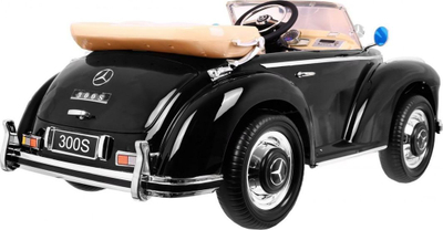 Veture elektrike për fëmijë Mercedes Benz 300S Retro, 12V, telekomandë, e zezë me shkëlqim