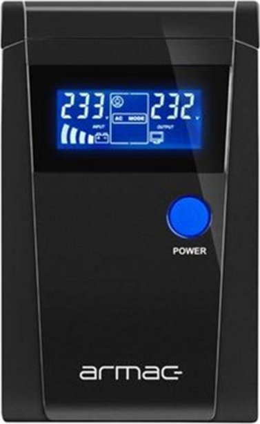 UPS Armac Office PSW 850E, 850VA, me ekran LCD, i zi