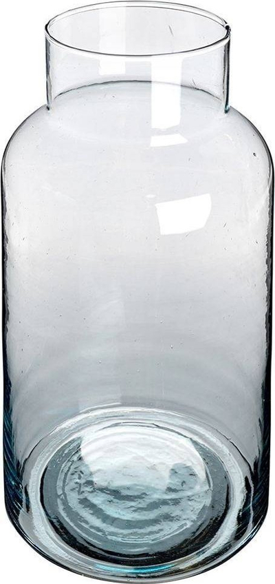Vazo dekorative nga xham i ricikluar, transparente