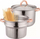 Tenxhere për makarona Klausberg KB 7739, 24 cm, 7 L, për induksion, inox argjend me rozë gold