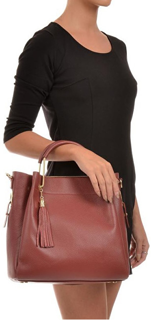 Çantë dore Carla Ferreri, AW18CF1277, e kuqe