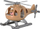 Lodër helikopter ushtarak Wader Thunder Safari, i hirtë