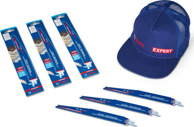 Teh sharre reciproke Bosch Expert S 1156 XHM, Multi Material, 225mm, set me 3 copë