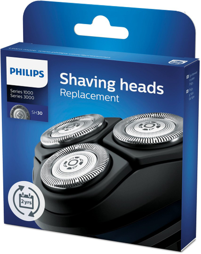 Kokë zëvendësuese rroje Philips SH30, Series 1000 3000, set 3 copë