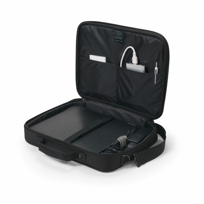 Торба за лаптоп Dicota Eco Multi Base, 15.6", материјал RPET, црна