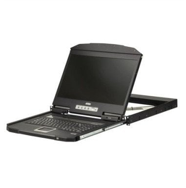 Konsolë LCD Aten CL3700NW, 18.5", Full HD, KVM, e zezë