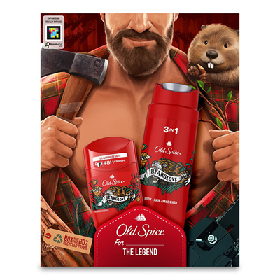Set kozmetik për meshkuj Old Spice BearGlove, 2 copë