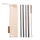Pipa metalikë Goodways GoodStraw z65324, 4 copë