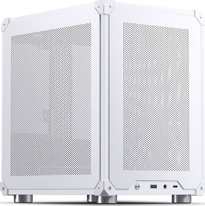 Kuti kompjuterike Jonsbo C6, Micro ATX, kompakte, e bardhë