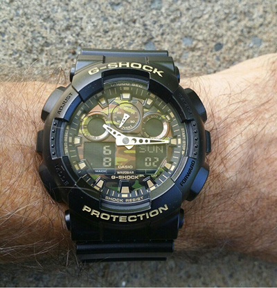 Orë dore Casio The G/G-SHOCK GA 100CF-1A9