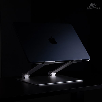 Stendë laptopi Spacetronik SPR-101S, e rregullueshme, metal, gri