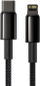 Kabllo BASEUS Tungsten Gold, USB-C - Lightning, M/M, Fast Charge, 20W, 1m, e zezë