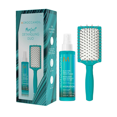 Set Moroccanoil Perfect Detangling Duo Balsam flokësh 160 ml + Krehër