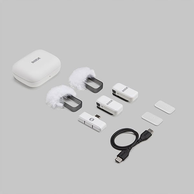 Mикрофон без жица Rode Wireless Micro USB C, за смартфон USB C, бел