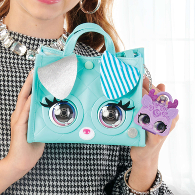 Aksesor çante Purse Pets Night and Day Divas Luxey Charms, me medaljon dhe pasqyrë, stile nga më të ndryshmet