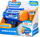 Lodër pistoletë flluskash Zuru Bunch O Bubbles Blaster Medium, motorike, me solucion, blu portokalli