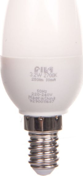 Llambë LED Pila B35, 3.2W 25W ekuivalente, E14, dritë e bardhë e ngrohtë