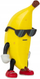 Figurë lojrash Stumble Guys Banana Guy, 11.5 cm, me ngjitëse, e verdhë