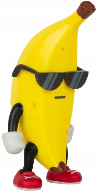 Figurë lojrash Stumble Guys Banana Guy, 11.5 cm, me ngjitëse, e verdhë