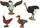Set figurina kafshë ferme, plastikë, shumëngjyrëshe