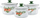 Set tenxheresh Olkusz Apples 35246, 16/18/20 cm, çelik karboni me email, e bardhë me të kuqe