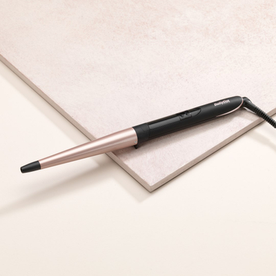 Lokues flokësh BaByliss C454E, konik, 36W, 13-25 mm, i zi/ari rozë