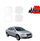 Заштитна фолија за рачки GrizzGlass BodyShield, Volkswagen Passat B6 Sedan 2005-2010, сет 4 парчиња, проѕирна