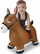 Коњ играчка скокач Jamara Hopping Animal Horse, со пумпа, кафеава