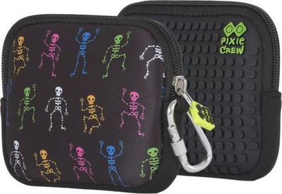 Çantë ruajtëse Pixie Crew Storage Pouch Skeleton, panel silikoni, 15 cm, me shumë ngjyra