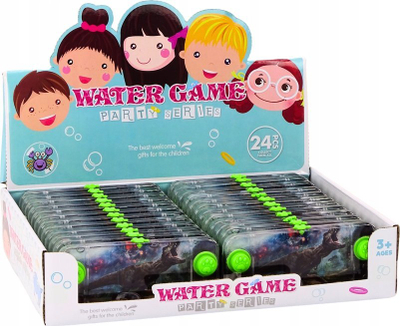 Loje dore me ujë Water Skill Game Dinosaur T Rex, në formë konsole, jeshile