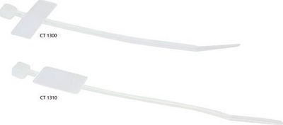 Kapëse kabllosh Microconnect CM1300, shirit hook loop 10 cm, transparente