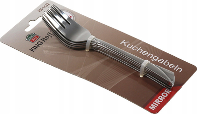 Pirunë ëmbëlsire KingHoff KH-1532, set 6 copë, çelik inox, me shkëlqim