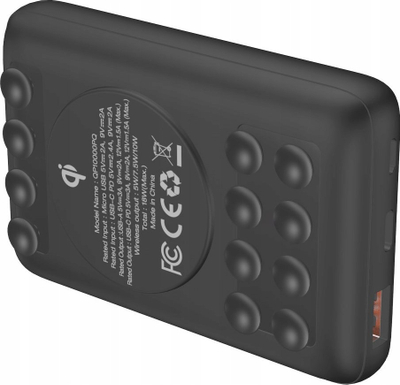 Karikues portativ Energizer QP10000PQ, 10000mAh, 18W PD Qi, i zi
