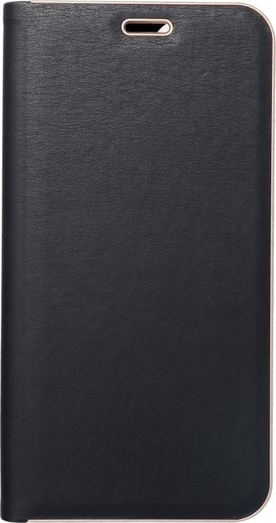 Këllëf telefoni Luna Book Gold, për iPhone 15 Pro Max, me magnet, i zi