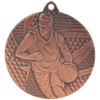 Medalje basketbolli Tryumf MMC6850/B, bronx, 50mm