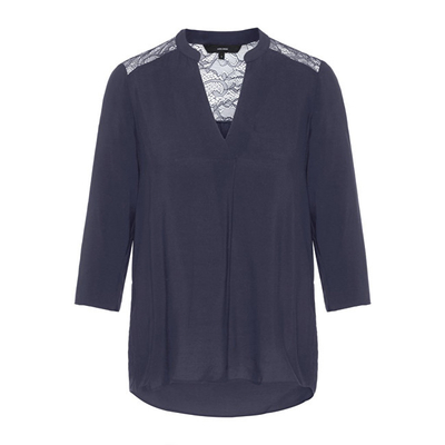 Bluzë Vero Moda Boca 3/4, e kaltër L