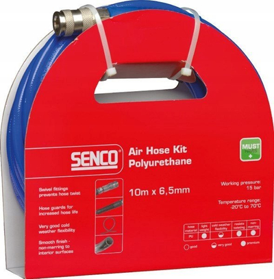 Zorrë ajri Senco 4000660, poliuretan 10m, 6.5mm, blu