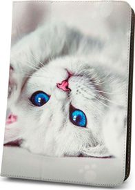 Futrollë tablet Forever Fashion Cute Kitty, universale 9-10", dizajn mace, shumëngjyrëshe