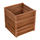 Stol kube teak 40×40,5×40,5 cm (HM9482)