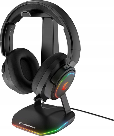 Mbajtëse kufjesh Rampage Tower T14, 2x USB