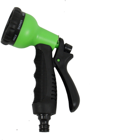 Pistoletë spërkatëse kopshti Okko YM7202, model i rregullueshëm spërkatjeje, ergonomike, jeshile