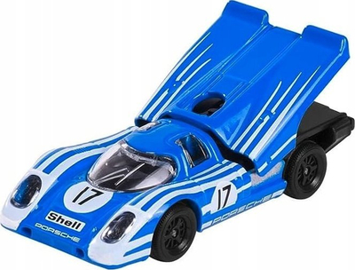 Makina lodër Majorette Porsche Motorsport Premium, model gare, 1 copë kuturu, shumëngjyrëshe