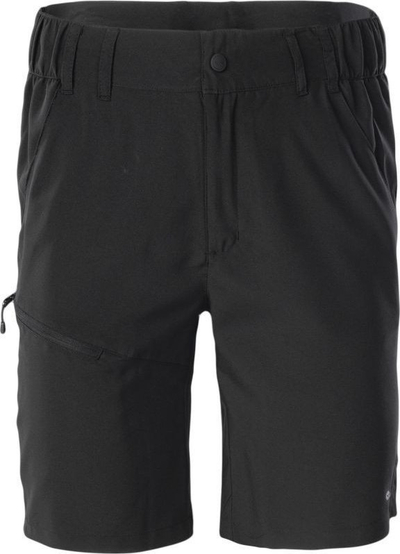 Shorce sportivë Hi-tec Megano M 92800406350, 100% poliester, reflektues, të zinj